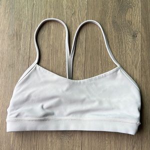 Baby pink lululemon y bra